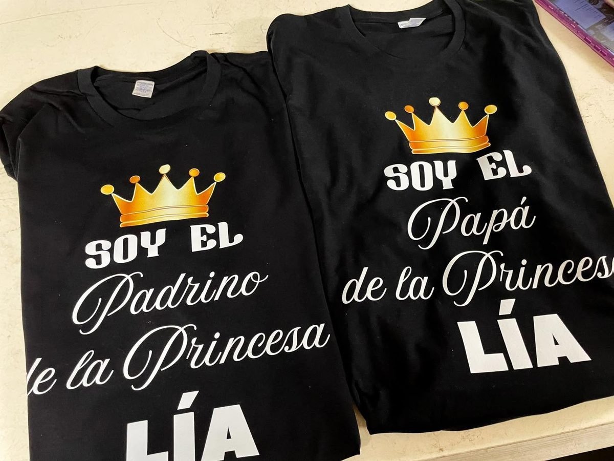 Playeras para eventos especiales